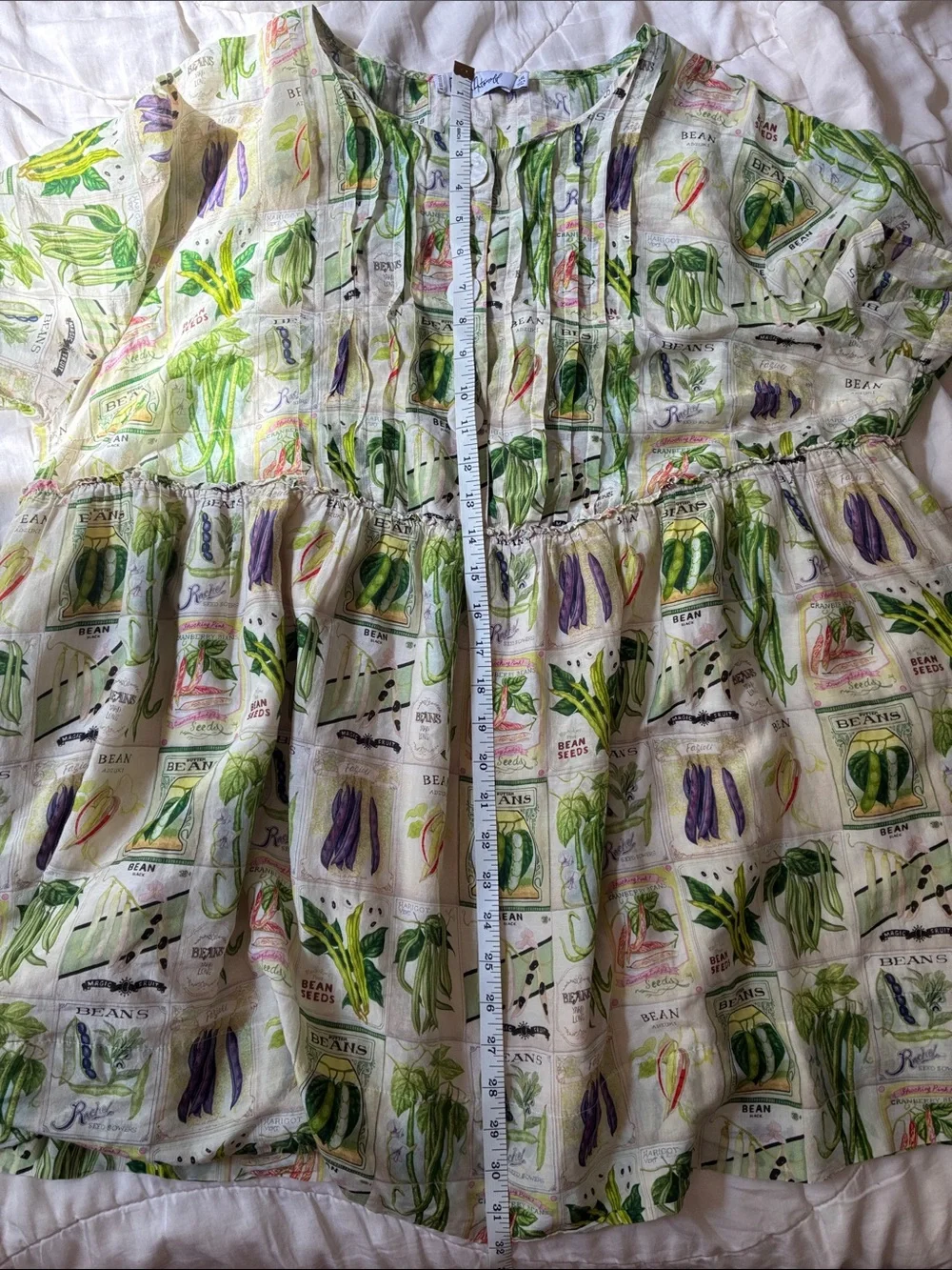 Rachel Antonoff Howard Mini Dress Beans - Silk/Cotton in Green - Picture 7 of 7